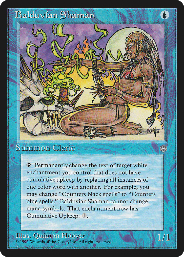 Balduvian Shaman (ICE-059) - Ice Age - Premium MTG Single from Wizards of the Coast - Just $0.08! Shop now at Game Crave Tournament Store