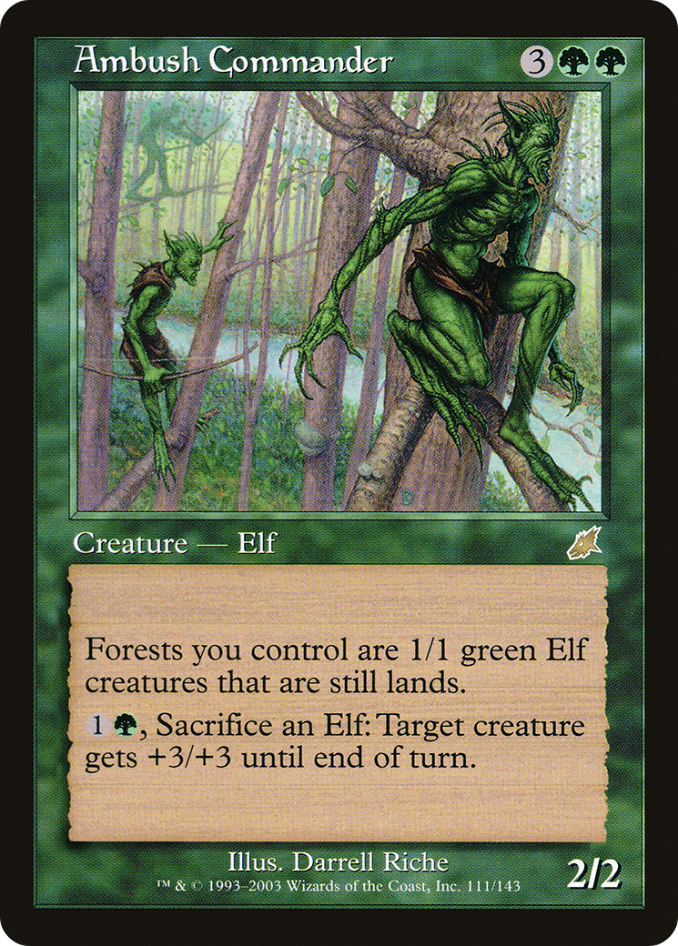 Ambush Commander (SCG-111) - Scourge Foil - Premium MTG Single from Wizards of the Coast - Just $2.02! Shop now at Game Crave Tournament Store