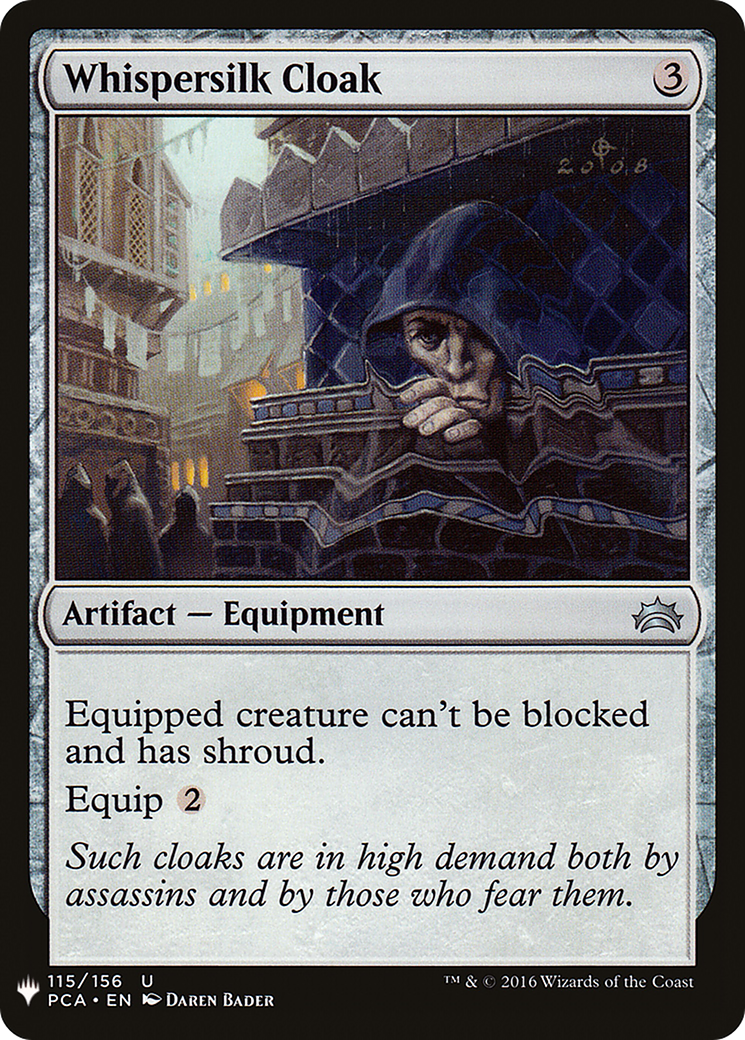 Whispersilk Cloak (MB1-1649) - Mystery Booster - Premium MTG Single from Wizards of the Coast - Just $0.44! Shop now at Game Crave Tournament Store