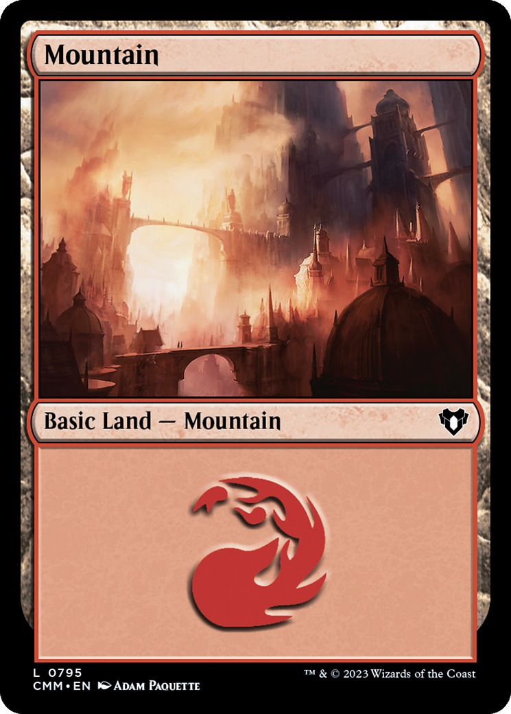 Mountain (CMM-795) - Commander Masters - Premium MTG Single from Wizards of the Coast - Just $0.25! Shop now at Game Crave Tournament Store