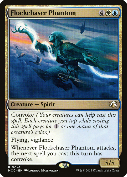 Flockchaser Phantom (MOC-041) - March of the Machine Commander - Premium MTG Single from Wizards of the Coast - Just $0.08! Shop now at Game Crave Tournament Store