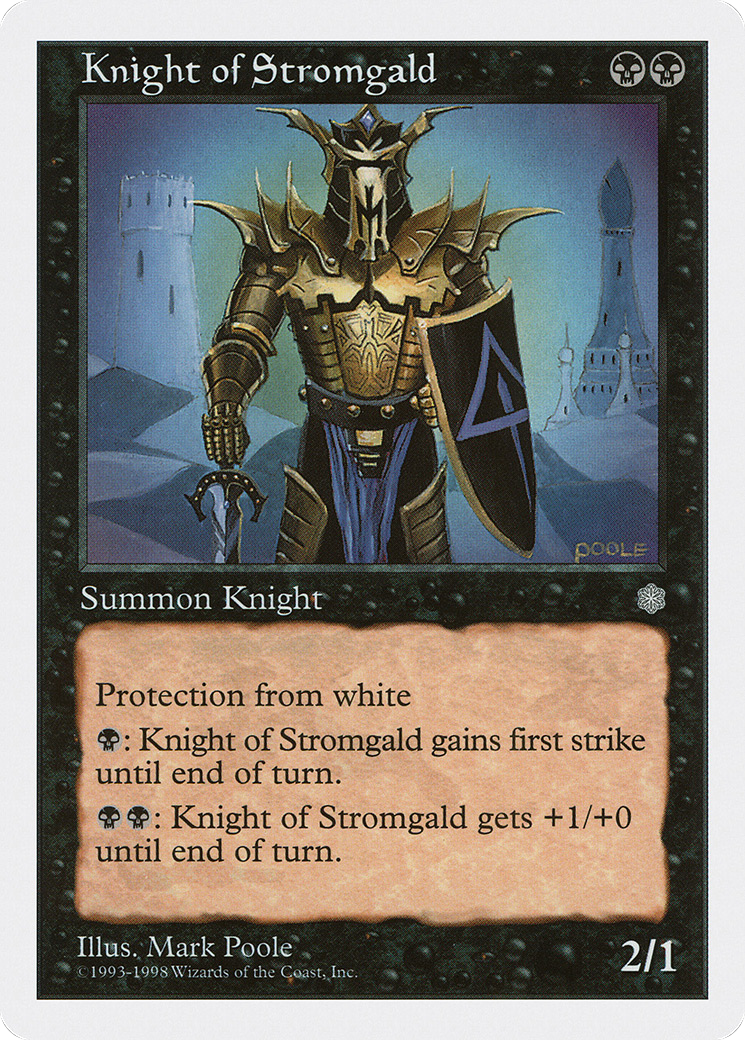 Knight of Stromgald (ATH-026) - Anthologies - Premium MTG Single from Wizards of the Coast - Just $0.08! Shop now at Game Crave Tournament Store