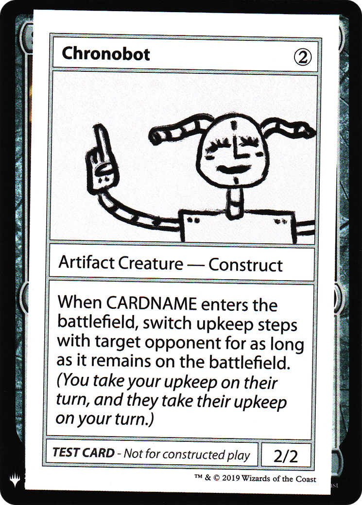 Chronobot (CMB1-105) - Mystery Booster Playtest Cards 2019 - Premium MTG Single from Wizards of the Coast - Just $0.13! Shop now at Game Crave Tournament Store