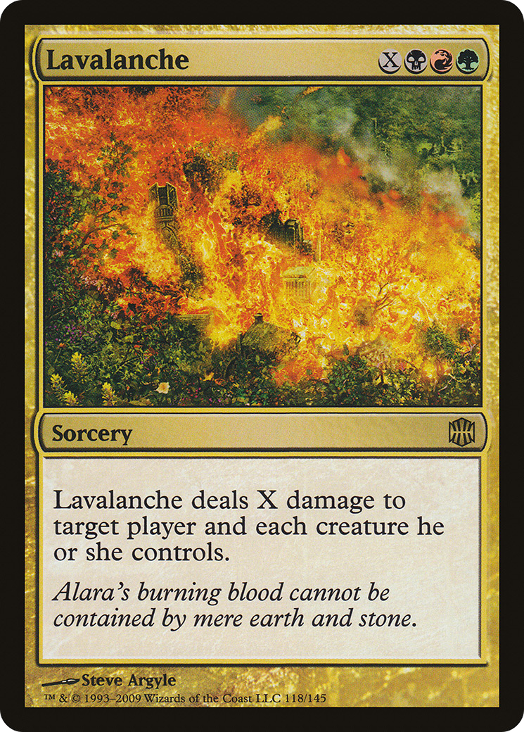 Lavalanche (ARB-118) - Alara Reborn - Premium MTG Single from Wizards of the Coast - Just $0.08! Shop now at Game Crave Tournament Store