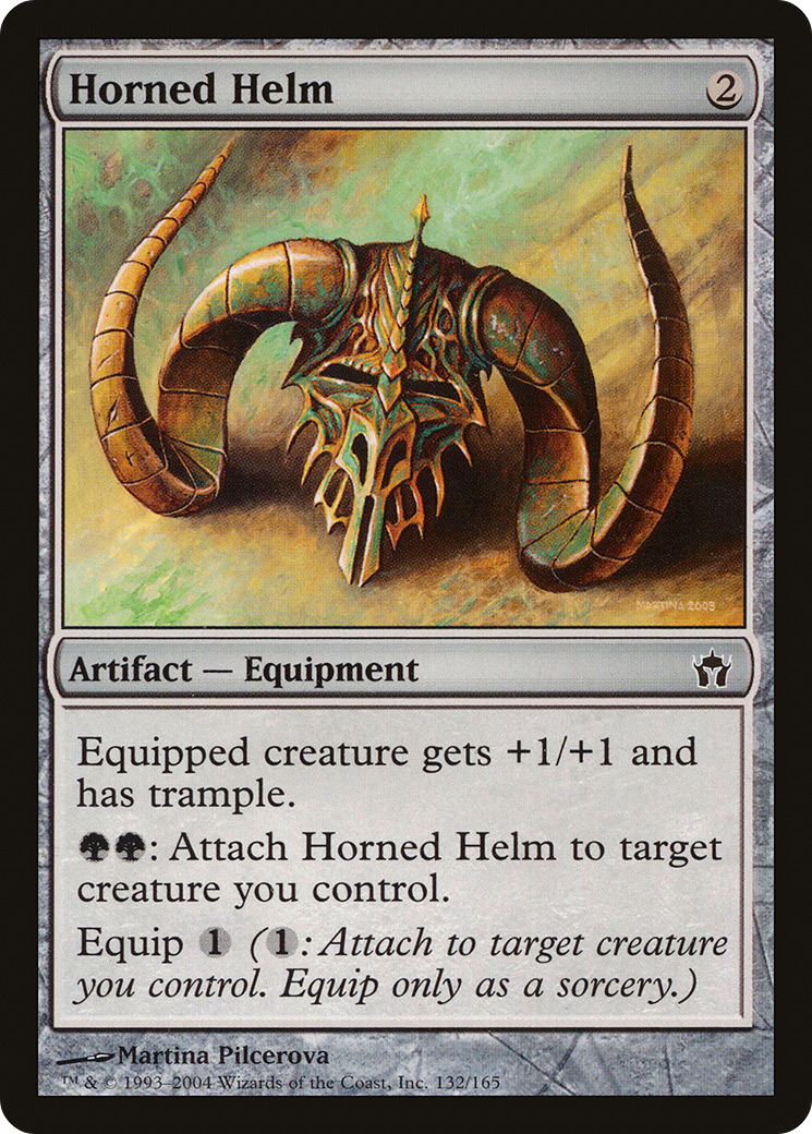 Horned Helm (5DN-132) - Fifth Dawn Foil - Premium MTG Single from Wizards of the Coast - Just $0.68! Shop now at Game Crave Tournament Store