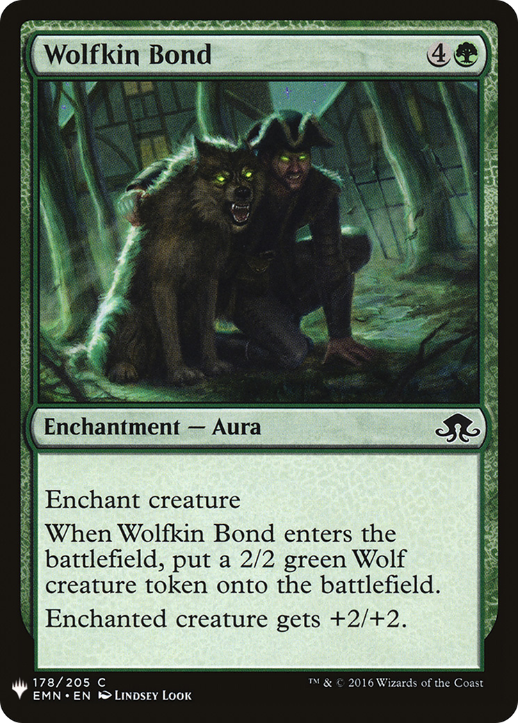 Wolfkin Bond (MB1-1375) - Mystery Booster - Premium MTG Single from Wizards of the Coast - Just $0.08! Shop now at Game Crave Tournament Store