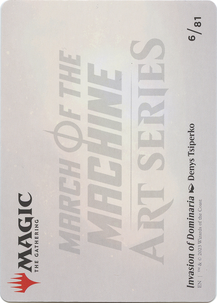 Invasion of Dominaria // Invasion of Dominaria (AMOM-006) - March of the Machine Art Series (Borderless) - Premium MTG Single from Wizards of the Coast - Just $0! Shop now at Game Crave Tournament Store