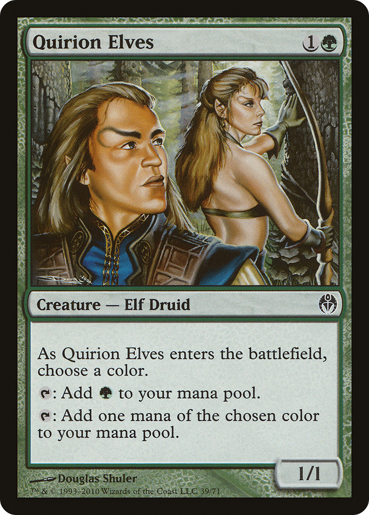 Quirion Elves (DDE-039) - Duel Decks: Phyrexia vs. the Coalition - Premium MTG Single from Wizards of the Coast - Just $0.13! Shop now at Game Crave Tournament Store
