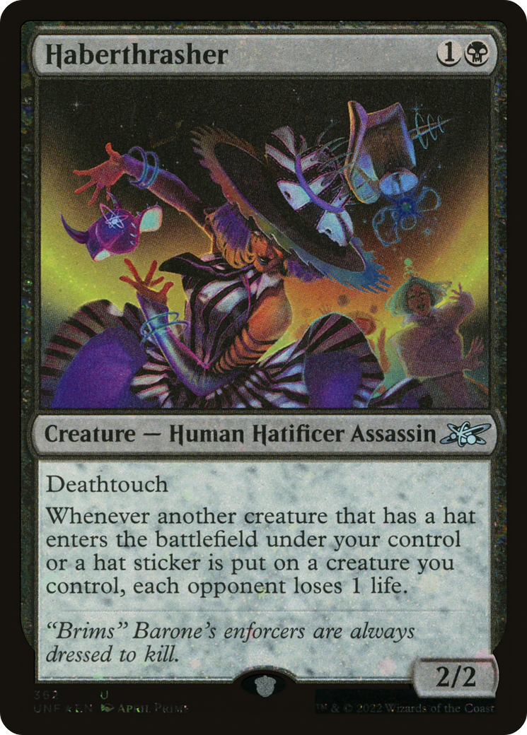 Haberthrasher (UNF-362) - Unfinity Foil - Premium MTG Single from Wizards of the Coast - Just $0.26! Shop now at Game Crave Tournament Store