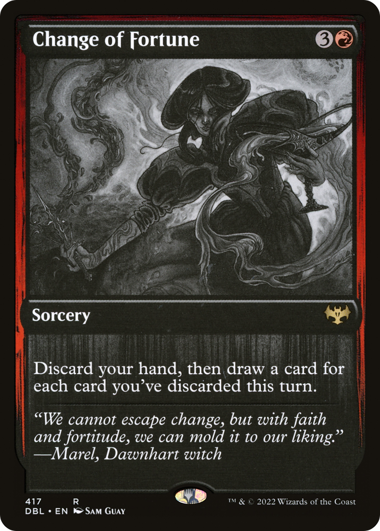 Change of Fortune (DBL-417) - Innistrad: Double Feature Foil - Premium MTG Single from Wizards of the Coast - Just $3.53! Shop now at Game Crave Tournament Store