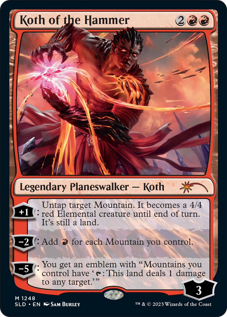 Koth of the Hammer (SLD-1248) - Secret Lair Drop - Premium MTG Single from Wizards of the Coast - Just $1.03! Shop now at Game Crave Tournament Store