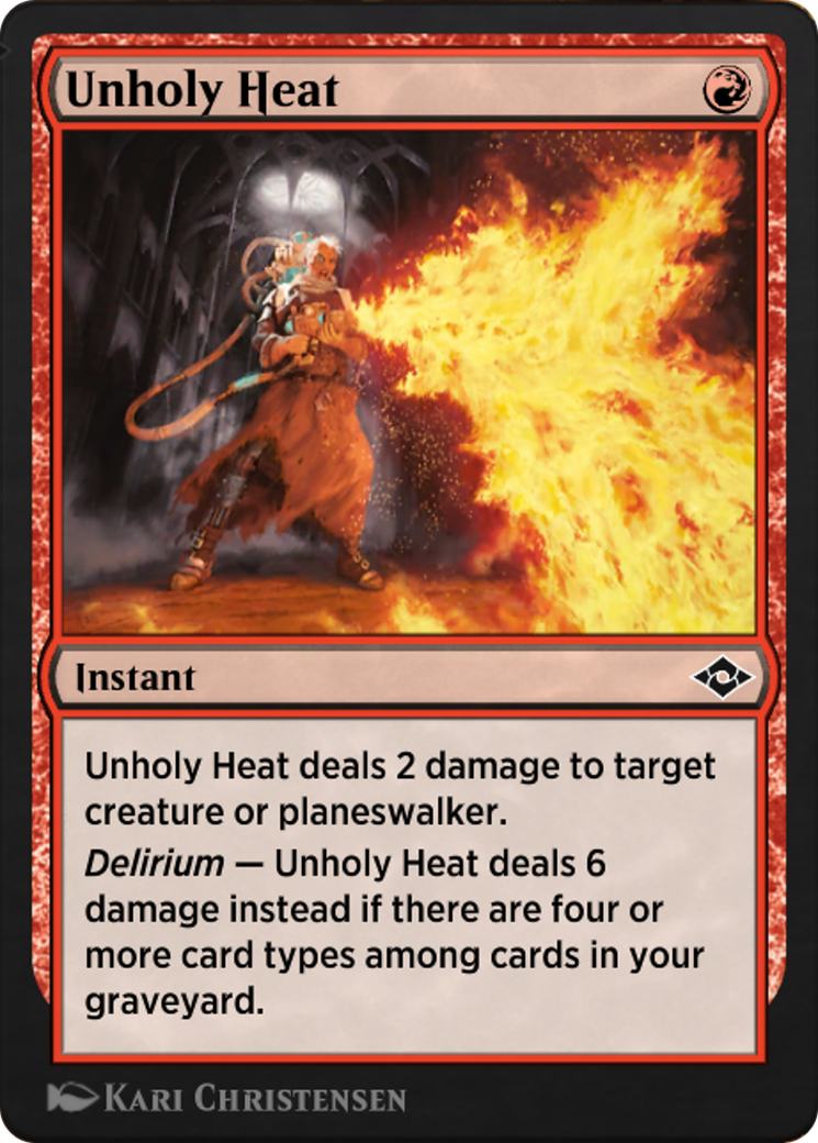 Unholy Heat (J21-529) - Jumpstart: Historic Horizons - Premium MTG Single from Wizards of the Coast - Just $0! Shop now at Game Crave Tournament Store