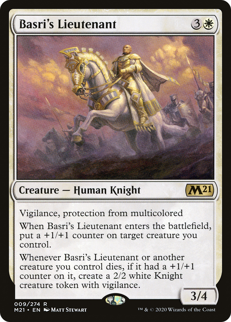 Basri's Lieutenant (M21-009) - Core Set 2021 - Premium MTG Single from Wizards of the Coast - Just $0.08! Shop now at Game Crave Tournament Store