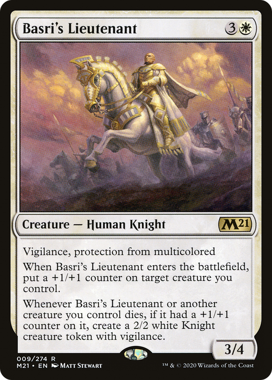 Basri's Lieutenant (M21-009) - Core Set 2021 Foil - Premium MTG Single from Wizards of the Coast - Just $0.09! Shop now at Game Crave Tournament Store