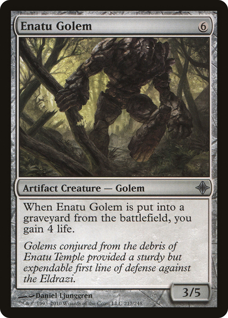 Enatu Golem (ROE-217) - Rise of the Eldrazi Foil - Premium MTG Single from Wizards of the Coast - Just $0.13! Shop now at Game Crave Tournament Store