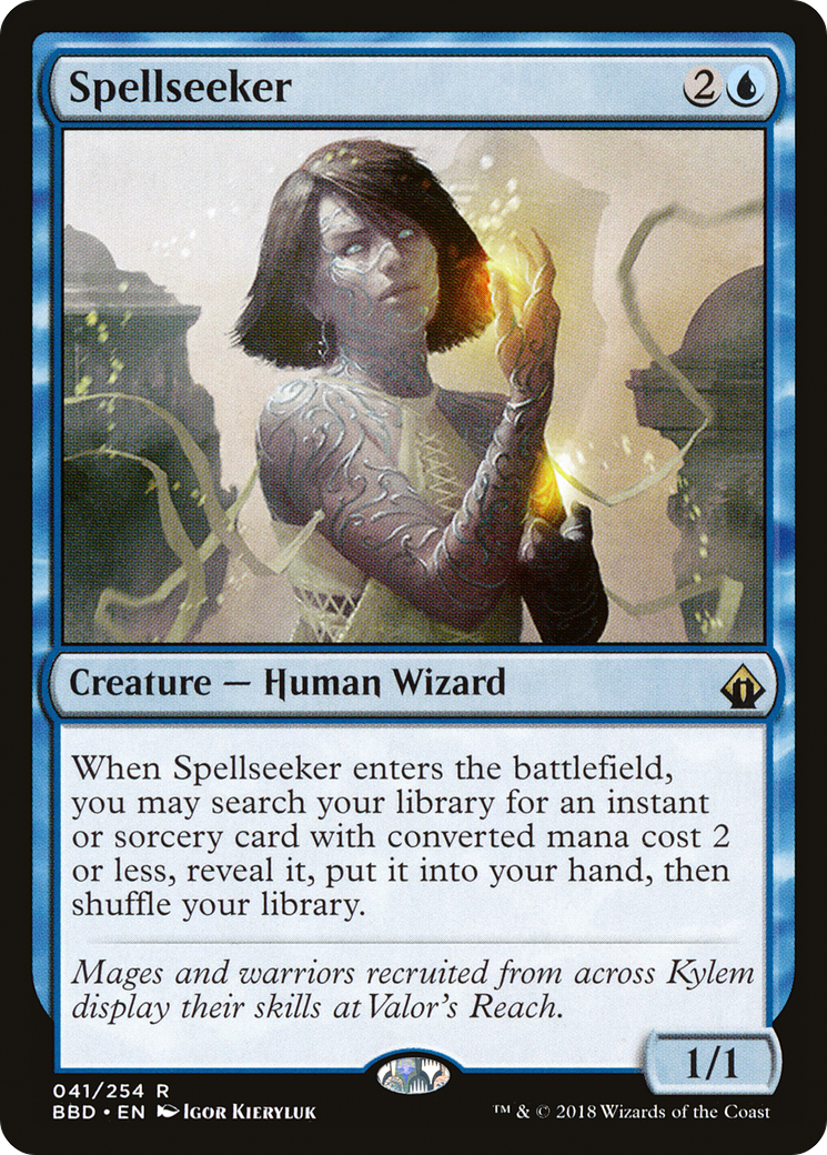 Spellseeker (BBD-041) - Battlebond Foil - Premium MTG Single from Wizards of the Coast - Just $3.67! Shop now at Game Crave Tournament Store