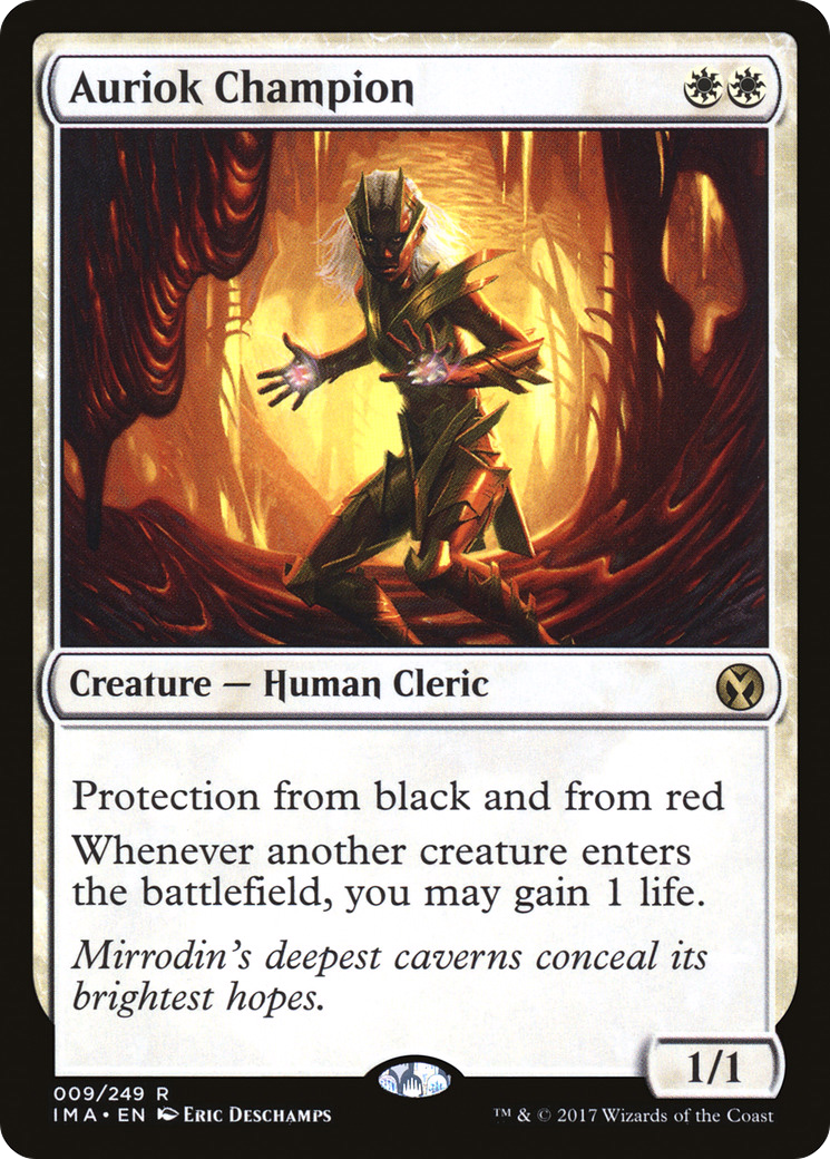 Auriok Champion (IMA-009) - Iconic Masters - Premium MTG Single from Wizards of the Coast - Just $1.63! Shop now at Game Crave Tournament Store