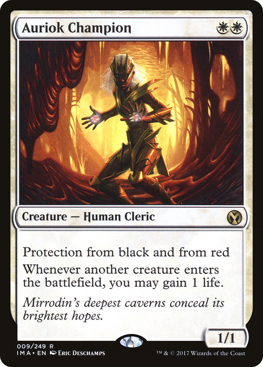 Auriok Champion (IMA-009) - Iconic Masters - Premium MTG Single from Wizards of the Coast - Just $1.63! Shop now at Game Crave Tournament Store
