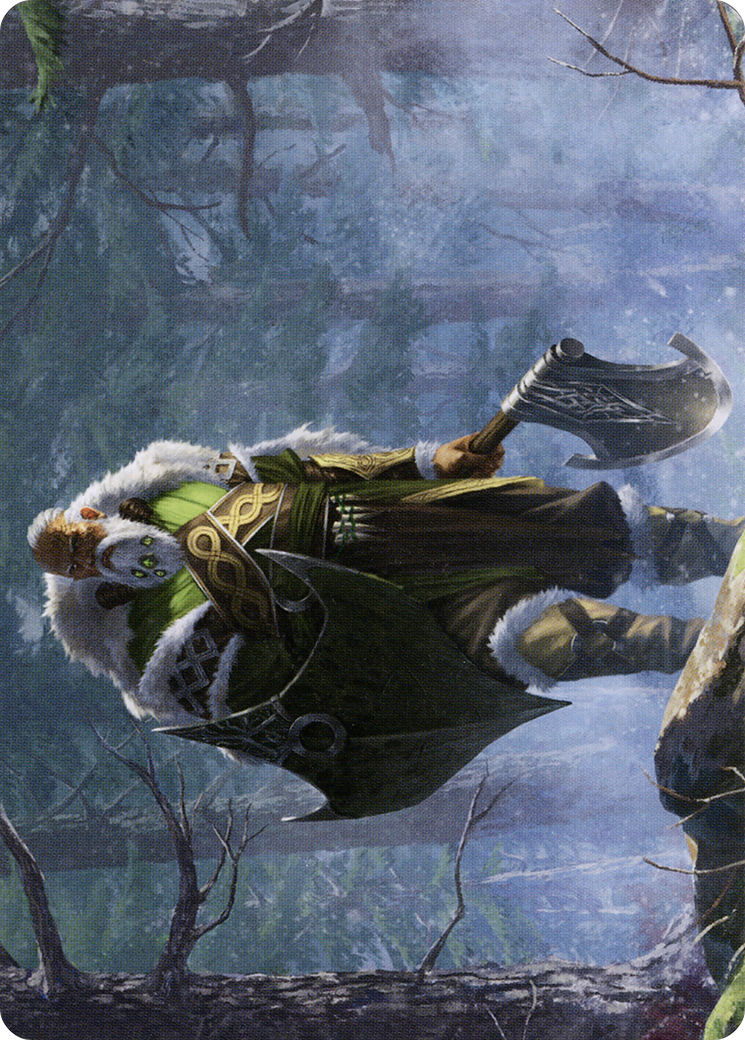 Fynn, the Fangbearer // Fynn, the Fangbearer (AKHM-044) - Kaldheim Art Series (Borderless) - Premium MTG Single from Wizards of the Coast - Just $0! Shop now at Game Crave Tournament Store