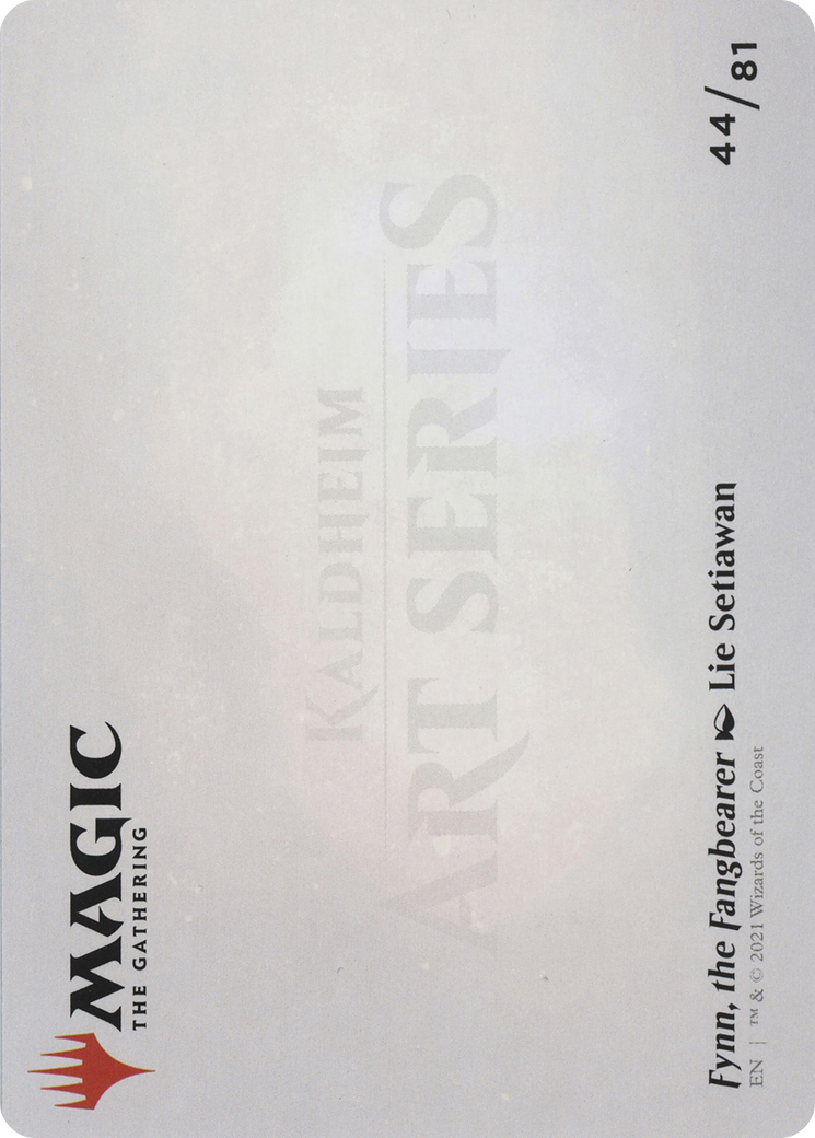 Fynn, the Fangbearer // Fynn, the Fangbearer (AKHM-044) - Kaldheim Art Series (Borderless) Foil - Premium MTG Single from Wizards of the Coast - Just $0! Shop now at Game Crave Tournament Store