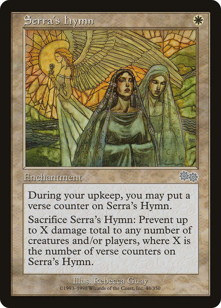 Serra's Hymn (USG-048) - Urza's Saga - Premium MTG Single from Wizards of the Coast - Just $0.08! Shop now at Game Crave Tournament Store