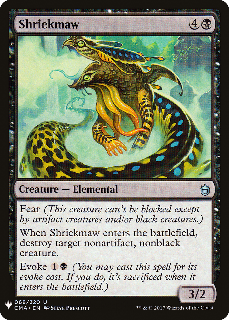 Shriekmaw (MB1-771) - Mystery Booster - Premium MTG Single from Wizards of the Coast - Just $0.08! Shop now at Game Crave Tournament Store