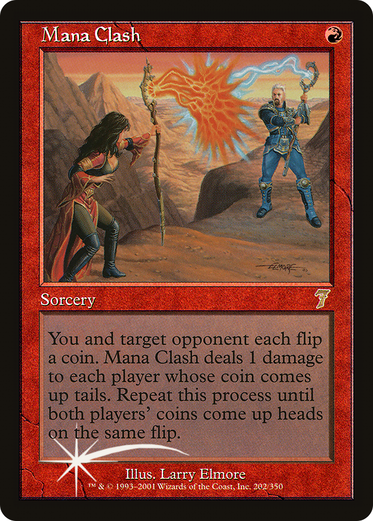 Mana Clash (7ED-202★) - Seventh Edition Foil - Premium MTG Single from Wizards of the Coast - Just $22.70! Shop now at Game Crave Tournament Store
