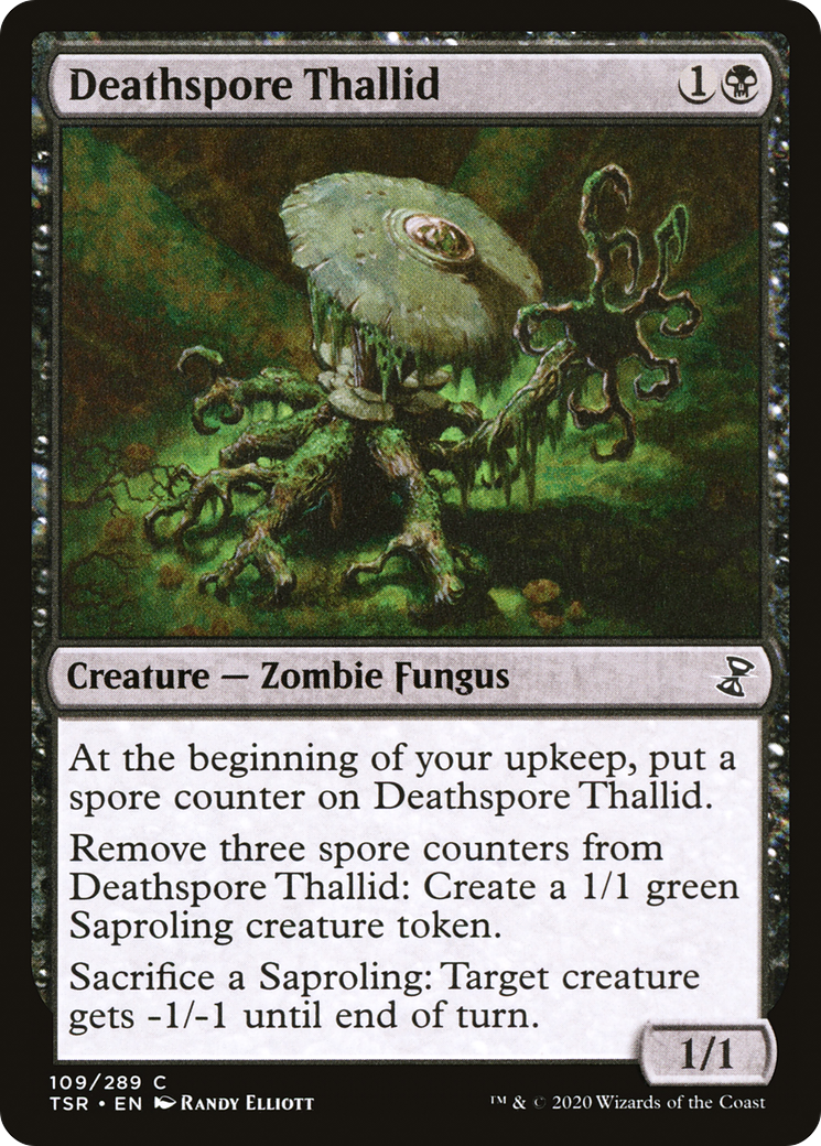 Deathspore Thallid (TSR-109) - Time Spiral Remastered - Premium MTG Single from Wizards of the Coast - Just $0.08! Shop now at Game Crave Tournament Store