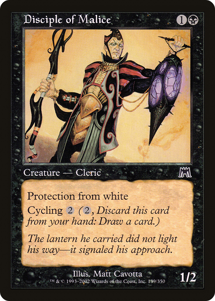 Disciple of Malice (ONS-139) - Onslaught Foil - Premium MTG Single from Wizards of the Coast - Just $0.14! Shop now at Game Crave Tournament Store