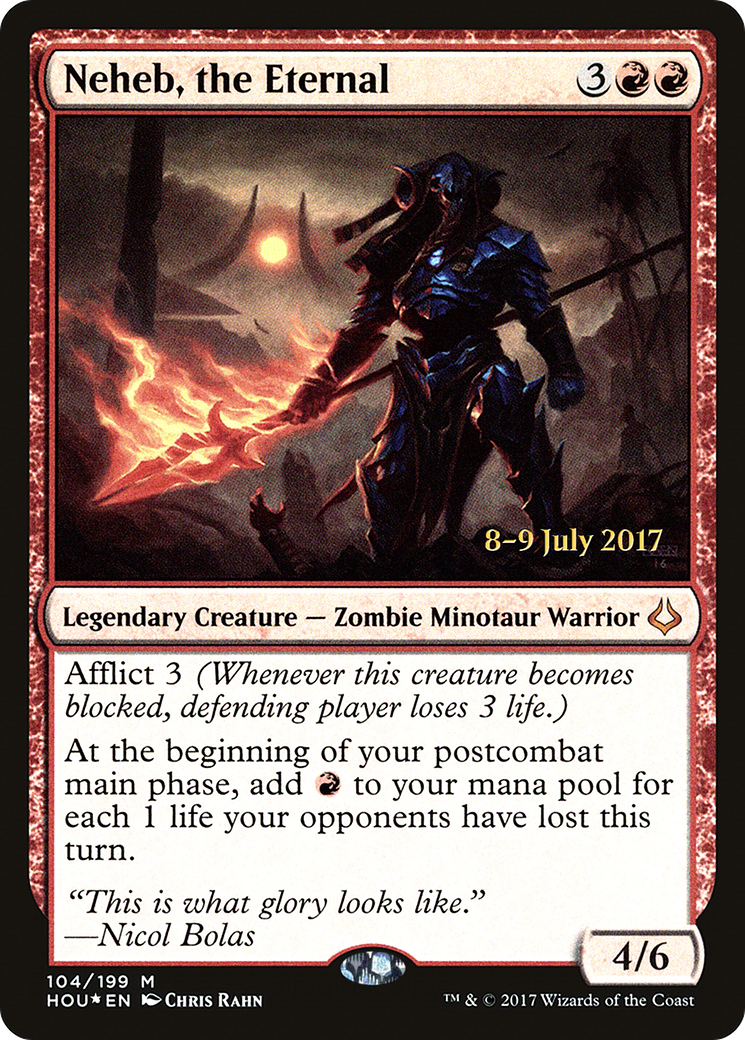 Neheb, the Eternal (PHOU-104S) - Hour of Devastation Promos Foil - Premium MTG Single from Wizards of the Coast - Just $4.34! Shop now at Game Crave Tournament Store