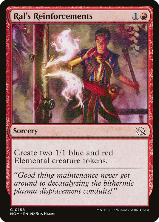 Ral's Reinforcements (MOM-158) - March of the Machine Foil - Premium MTG Single from Wizards of the Coast - Just $0.08! Shop now at Game Crave Tournament Store