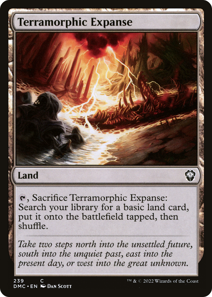 Terramorphic Expanse (DMC-239) - Dominaria United Commander - Premium MTG Single from Wizards of the Coast - Just $0.25! Shop now at Game Crave Tournament Store