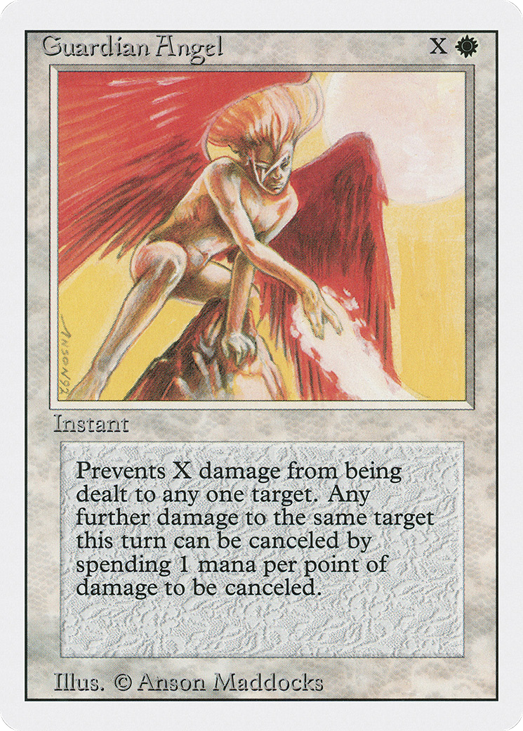 Guardian Angel (3ED-021) - Revised Edition - Premium MTG Single from Wizards of the Coast - Just $0.08! Shop now at Game Crave Tournament Store