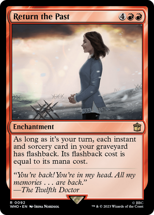 Return the Past (WHO-092) - Doctor Who - Premium MTG Single from Wizards of the Coast - Just $0.08! Shop now at Game Crave Tournament Store
