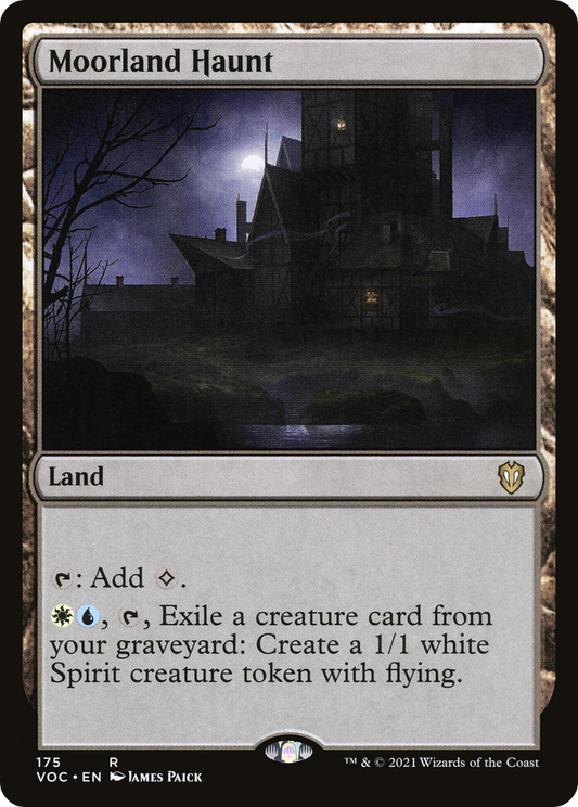 Moorland Haunt (VOC-175) - Crimson Vow Commander - Premium MTG Single from Wizards of the Coast - Just $0.25! Shop now at Game Crave Tournament Store