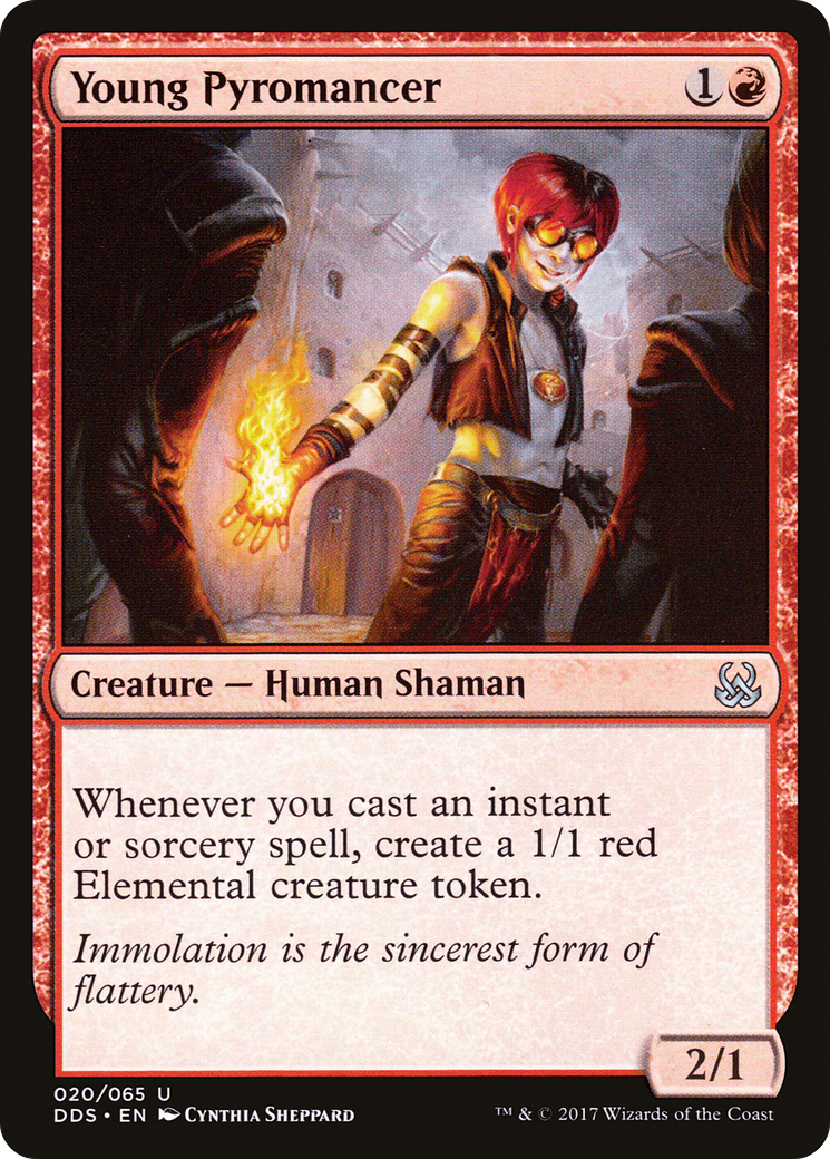 Young Pyromancer (DDS-020) - Duel Decks: Mind vs. Might - Premium MTG Single from Wizards of the Coast - Just $0.09! Shop now at Game Crave Tournament Store