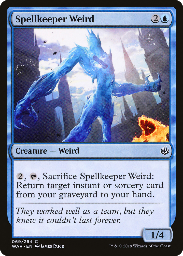 Spellkeeper Weird (WAR-069) - War of the Spark - Premium MTG Single from Wizards of the Coast - Just $0.08! Shop now at Game Crave Tournament Store