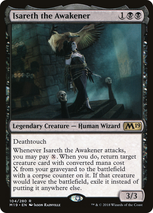 Isareth the Awakener (M19-104) - Core Set 2019 - Premium MTG Single from Wizards of the Coast - Just $0.08! Shop now at Game Crave Tournament Store