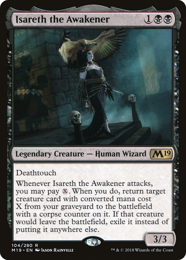 Isareth the Awakener (M19-104) - Core Set 2019 Foil - Premium MTG Single from Wizards of the Coast - Just $0.14! Shop now at Game Crave Tournament Store