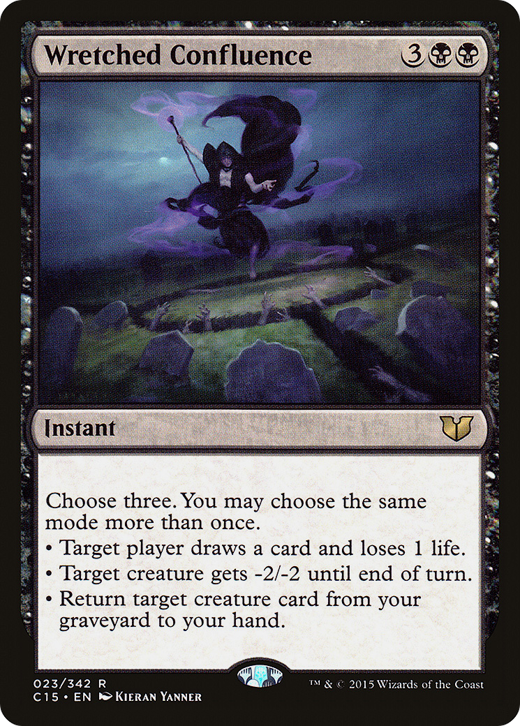 Wretched Confluence (C15-023) - Commander 2015 - Premium MTG Single from Wizards of the Coast - Just $0.34! Shop now at Game Crave Tournament Store