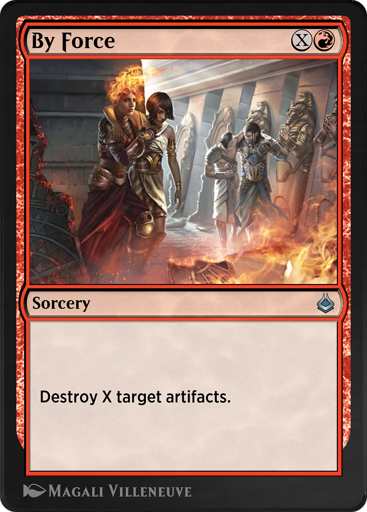 By Force (AKR-144) - Amonkhet Remastered - Premium MTG Single from Wizards of the Coast - Just $0! Shop now at Game Crave Tournament Store