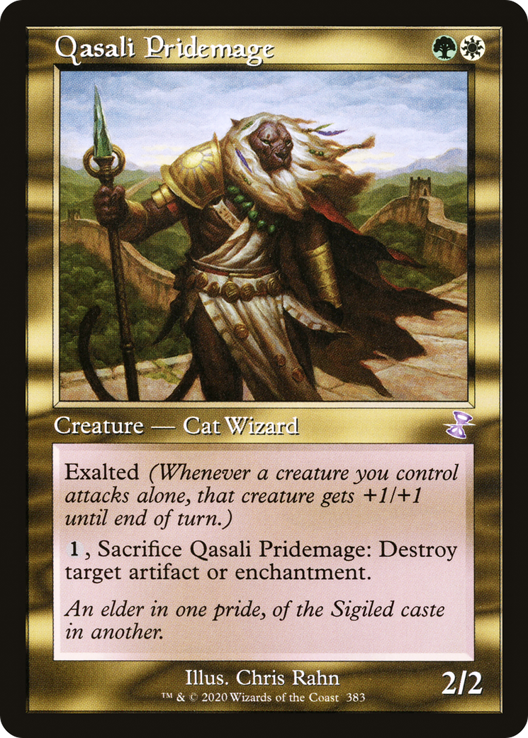 Qasali Pridemage (TSR-383) - Time Spiral Remastered - Premium MTG Single from Wizards of the Coast - Just $0.25! Shop now at Game Crave Tournament Store