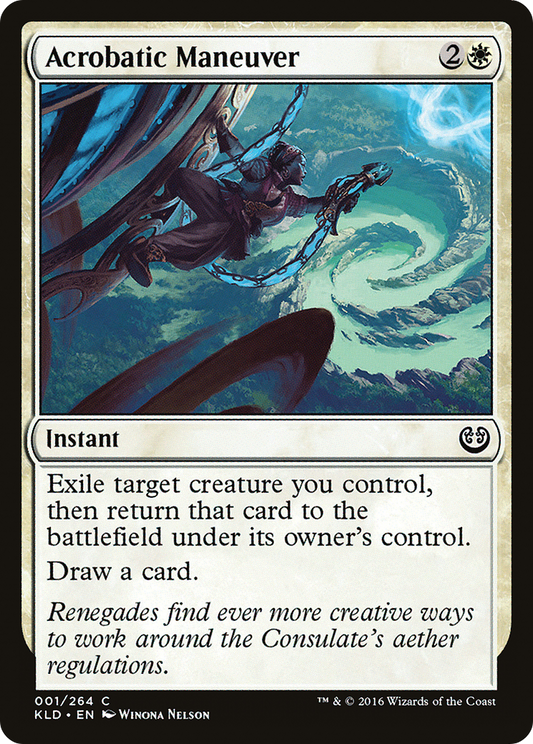 Acrobatic Maneuver (KLD-001) - Kaladesh Foil - Premium MTG Single from Wizards of the Coast - Just $1.05! Shop now at Game Crave Tournament Store