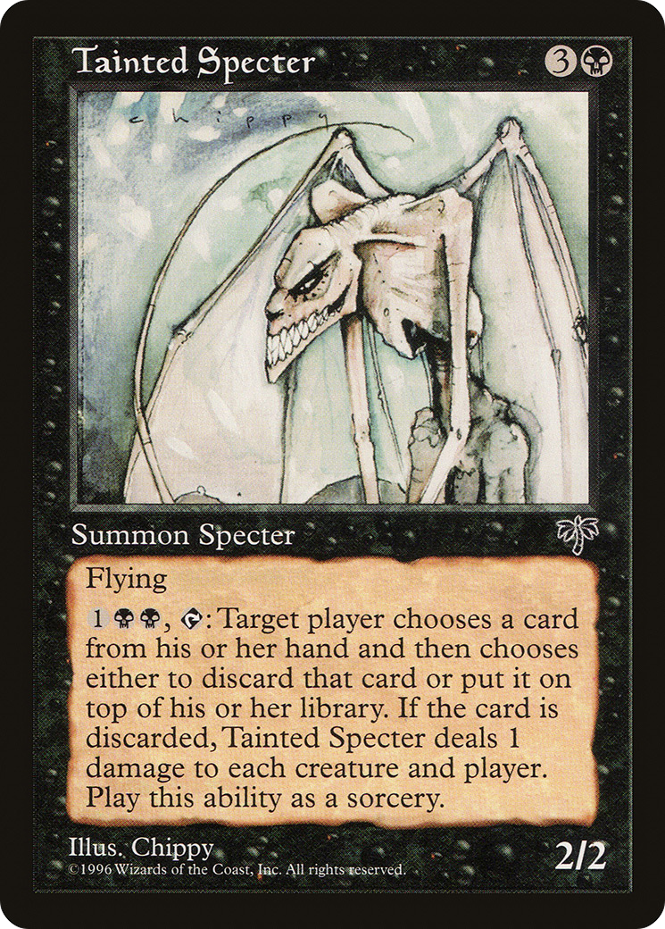 Tainted Specter (MIR-148) - Mirage - Premium MTG Single from Wizards of the Coast - Just $0.12! Shop now at Game Crave Tournament Store