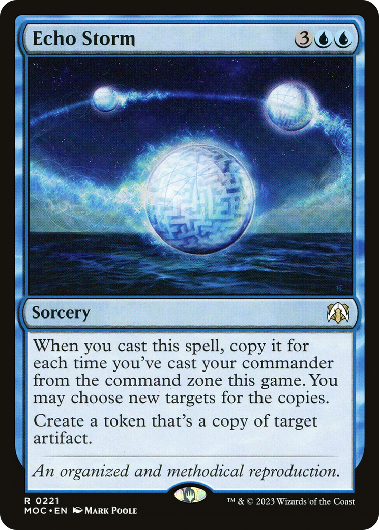 Echo Storm (MOC-221) - March of the Machine Commander - Premium MTG Single from Wizards of the Coast - Just $0.08! Shop now at Game Crave Tournament Store