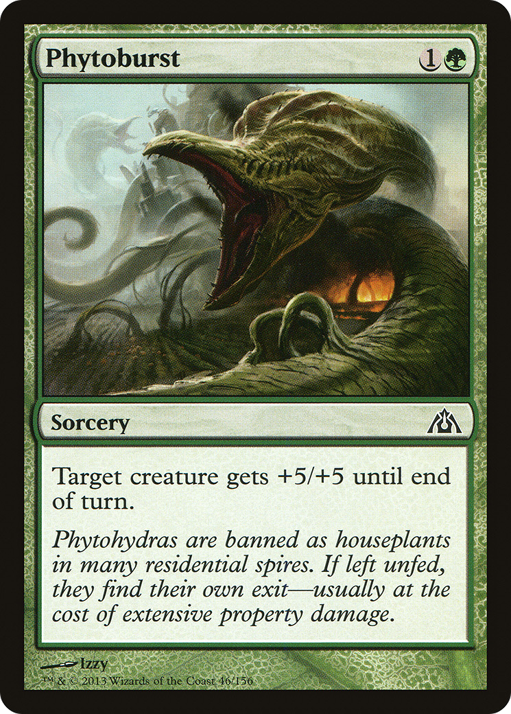 Phytoburst (DGM-046) - Dragon's Maze Foil - Premium MTG Single from Wizards of the Coast - Just $0.50! Shop now at Game Crave Tournament Store
