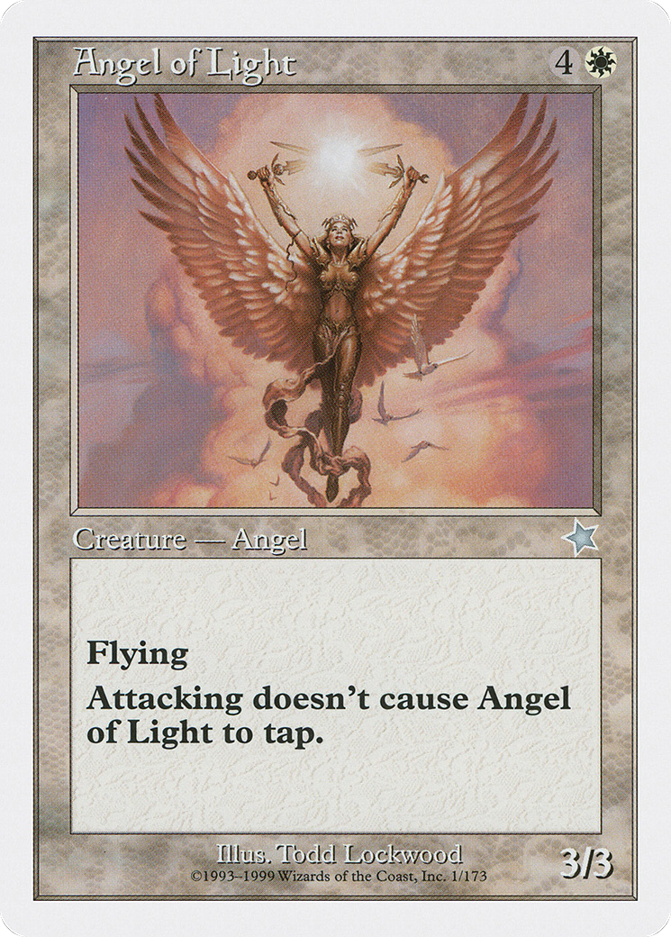 Angel of Light (S99-001) - Starter 1999 - Premium MTG Single from Wizards of the Coast - Just $0.82! Shop now at Game Crave Tournament Store