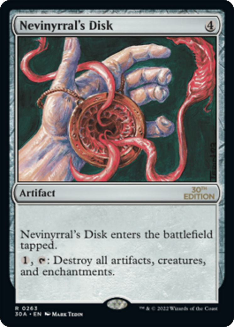 Nevinyrral's Disk (30A-263) - 30th Anniversary Edition - Premium MTG Single from Wizards of the Coast - Just $14.40! Shop now at Game Crave Tournament Store