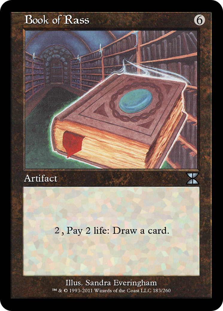 Book of Rass (ME4-183) - Masters Edition IV - Premium MTG Single from Wizards of the Coast - Just $0! Shop now at Game Crave Tournament Store