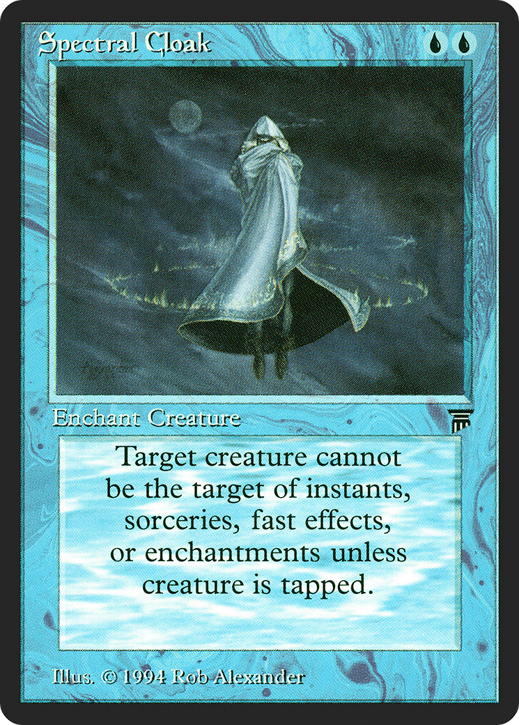 Spectral Cloak (LEG-078) - Legends - Premium MTG Single from Wizards of the Coast - Just $3.28! Shop now at Game Crave Tournament Store